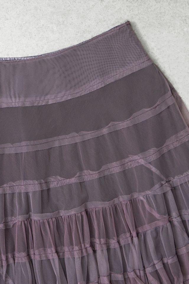 One-Of-A-Kind x Pixie Collective Whimsy Goth Papaya Layered Skirt #1