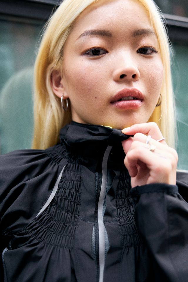 One-Of-A-Kind x OFFSET CONCEPT Rework Black Shirred Tech Jacket #2
