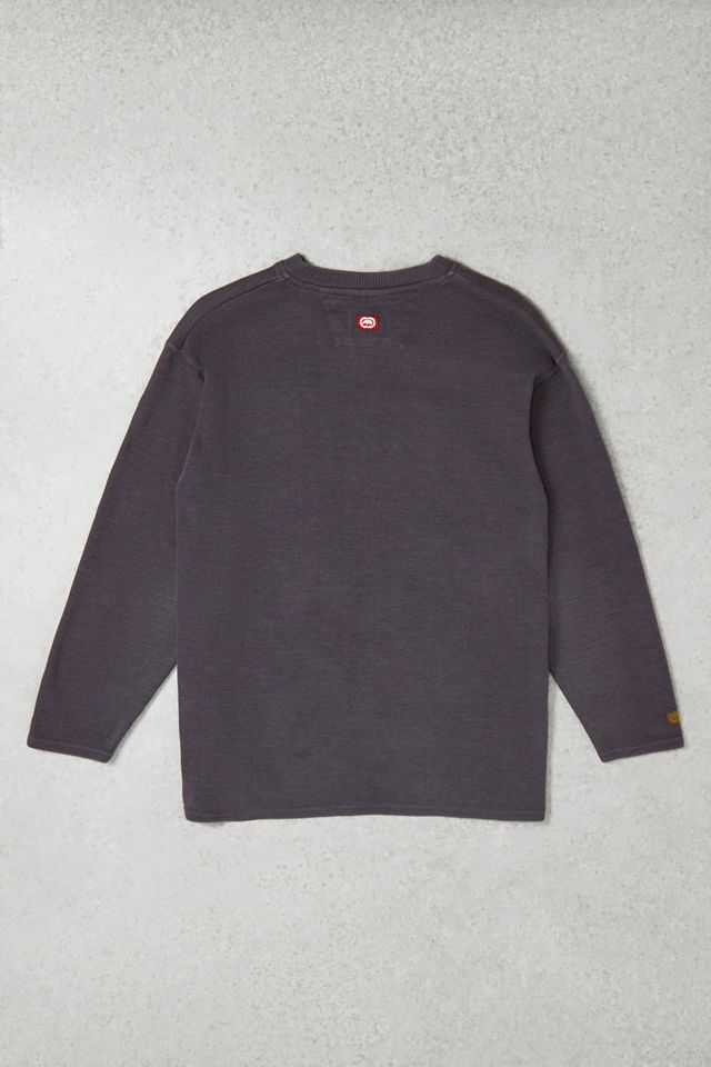 One-Of-A-Kind Ecko Black V-Neck Knit Jumper #2