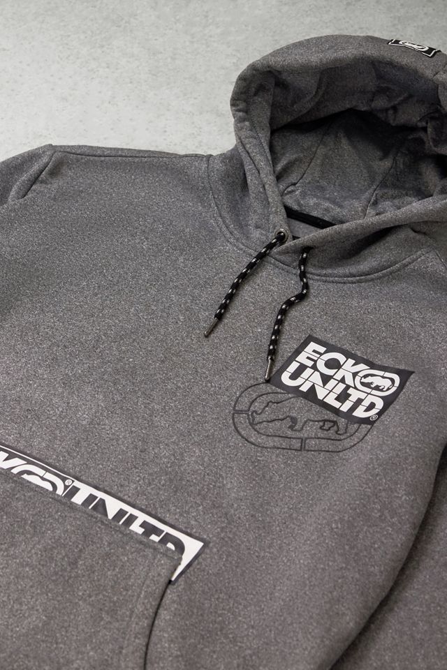 One-Of-A-Kind Ecko Grey Graphic Hoodie #1