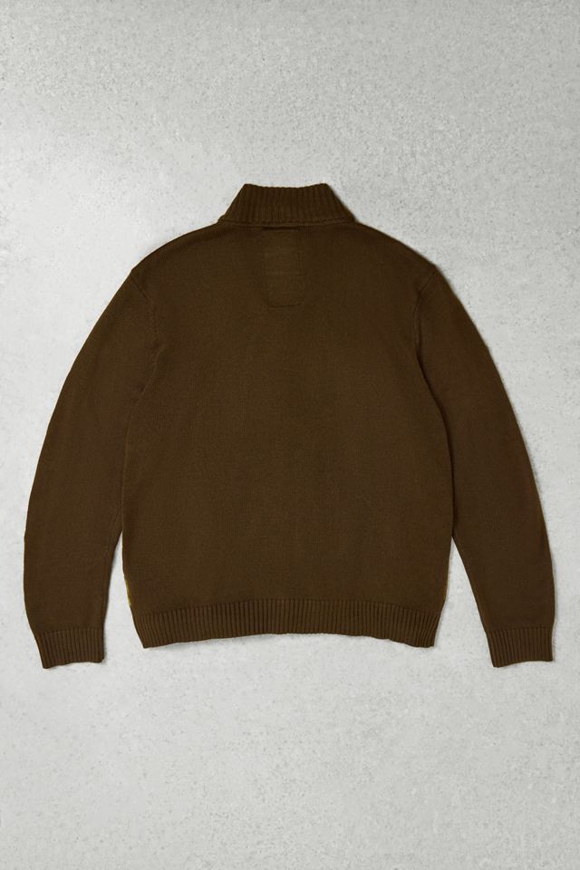 One-Of-A-Kind Ecko Argyle Zip-Through Knit Jumper #2