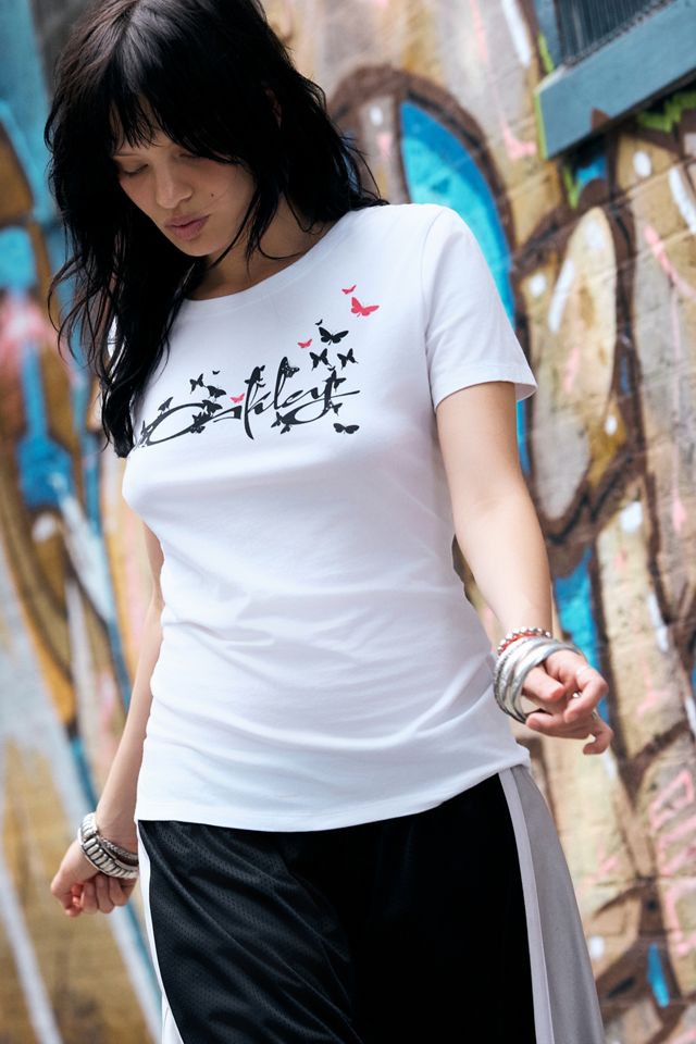 One-Of-A-Kind x Dearloved Rework Macramé Oakley Butterfly Tee #1