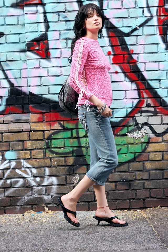 One-Of-A-Kind x Dearloved Rework Macramé Pink Leopard Print Tee #1