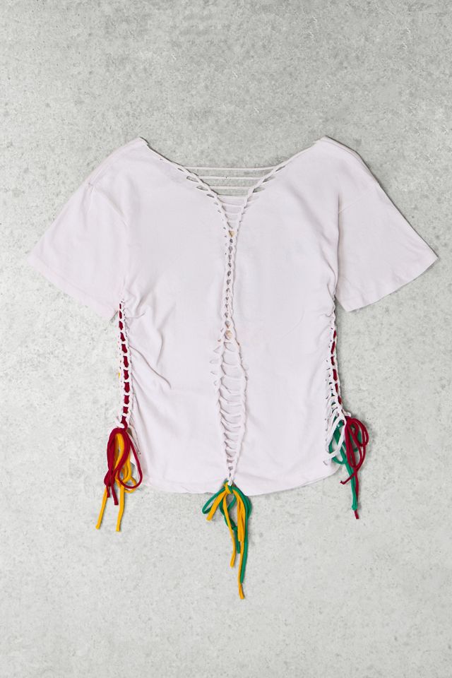 One-Of-A-Kind x Dearloved Rework Macramé Jamaica Tee #1