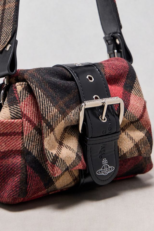 One-Of-A-Kind Y2K Designer Vivienne Westwood Tartan Mini Shoulder Bag #1