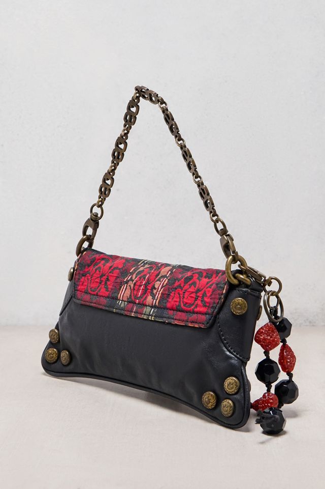 One-Of-A-Kind SQ Check Print Baguette Bag #2
