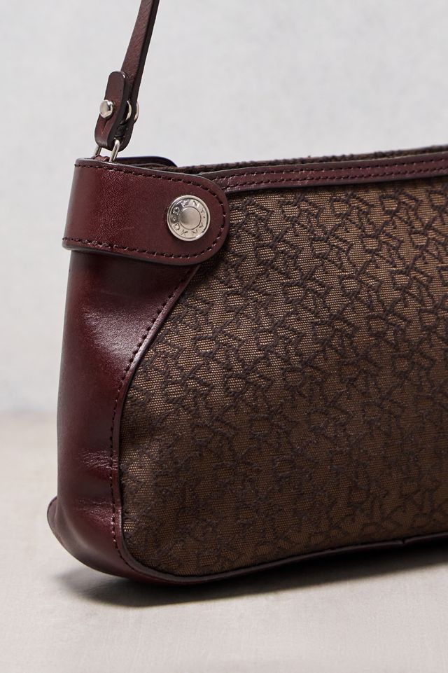 One-Of-A-Kind Y2K Designer DKNY Monogram Shoulder Bag #1