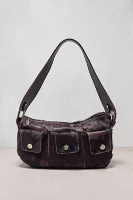 One-Of-A-Kind Y2K Designer Giovanni Cowhide Shoulder Bag