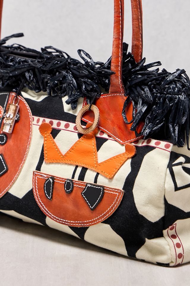 One-Of-A-Kind Y2K Designer STQ Rattan Handbag  #1