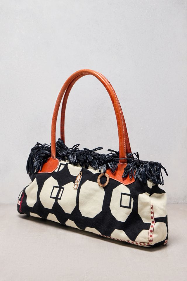 One-Of-A-Kind Y2K Designer STQ Rattan Handbag  #2