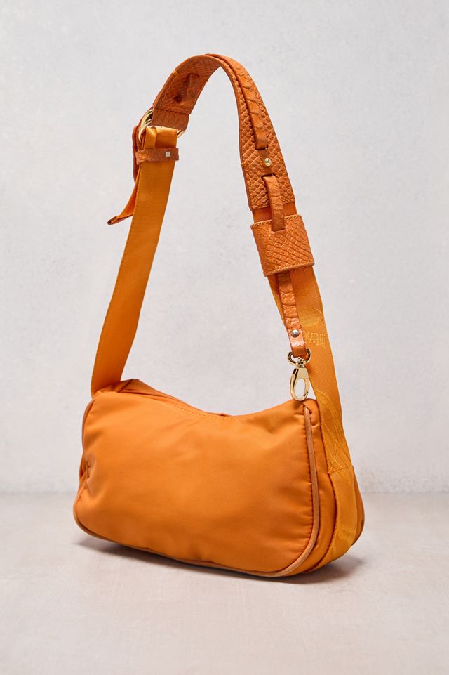 One-Of-A-Kind Y2K Designer Cavalli Orange Nylon Shoulder Bag #2