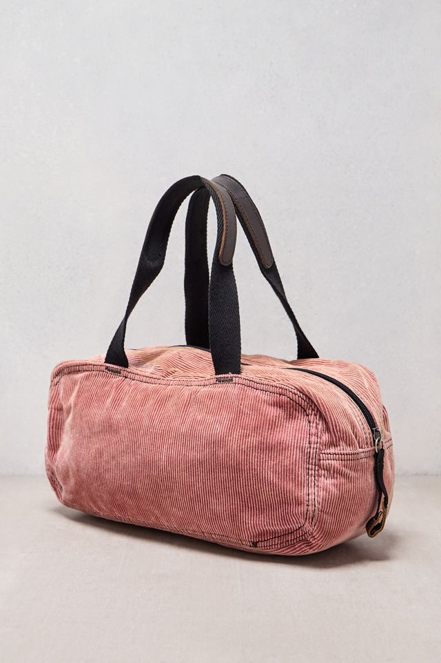 One-Of-A-Kind Y2K Designer Diesel Pink Corduroy Shoulder Bag #2