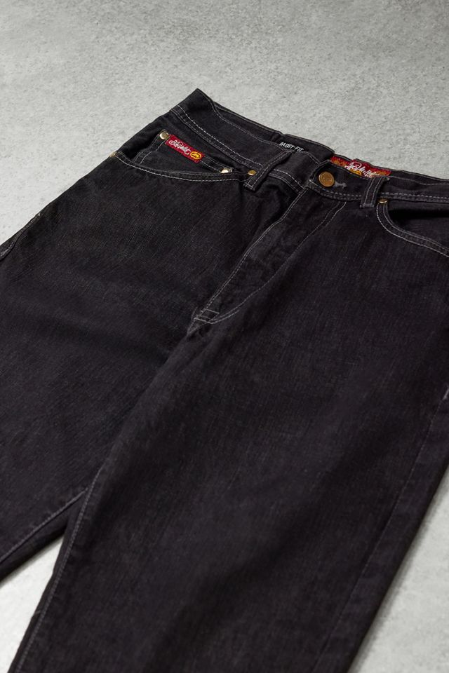 One-Of-A-Kind Ecko Embroidered Dark Sun Graphic Jeans #1