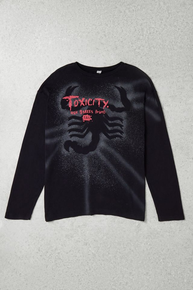 One-Of-A-Kind x Pixie Collective Black Scorpion Long Sleeve Graphic Tee #2