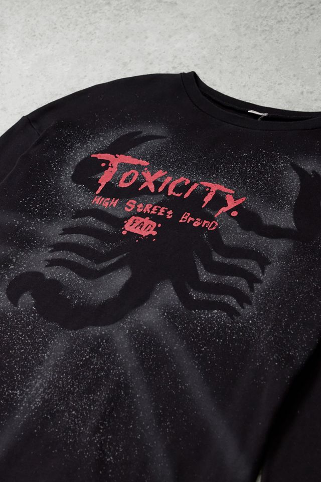 One-Of-A-Kind x Pixie Collective Black Scorpion Long Sleeve Graphic Tee #3