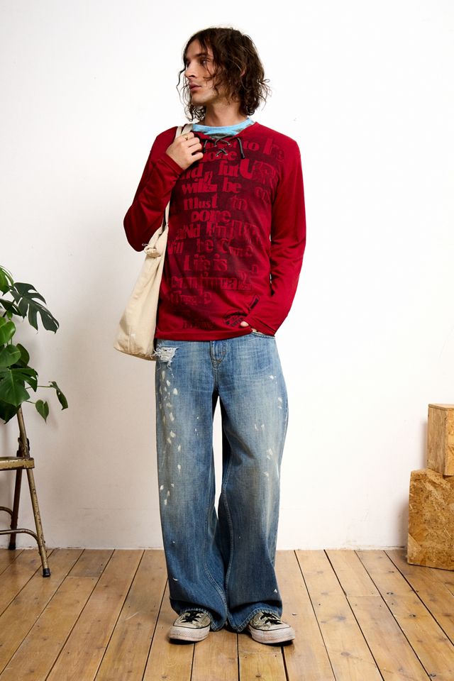 One-Of-A-Kind x Pixie Collective Red Long Sleeve Graphic Tee #1