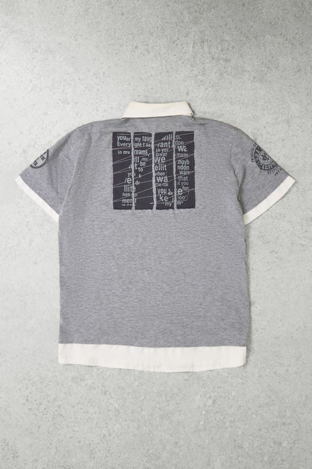 One-Of-A-Kind x Pixie Collective Clockhouse Double Layer Graphic Polo Shirt #4