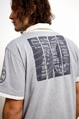 One-Of-A-Kind x Pixie Collective Clockhouse Double Layer Graphic Polo Shirt