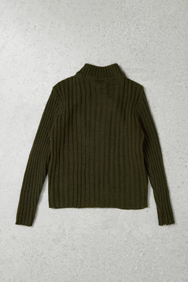 One-Of-A-Kind x Pixie Collective Blue Motion Zip-Through Knit Top #4