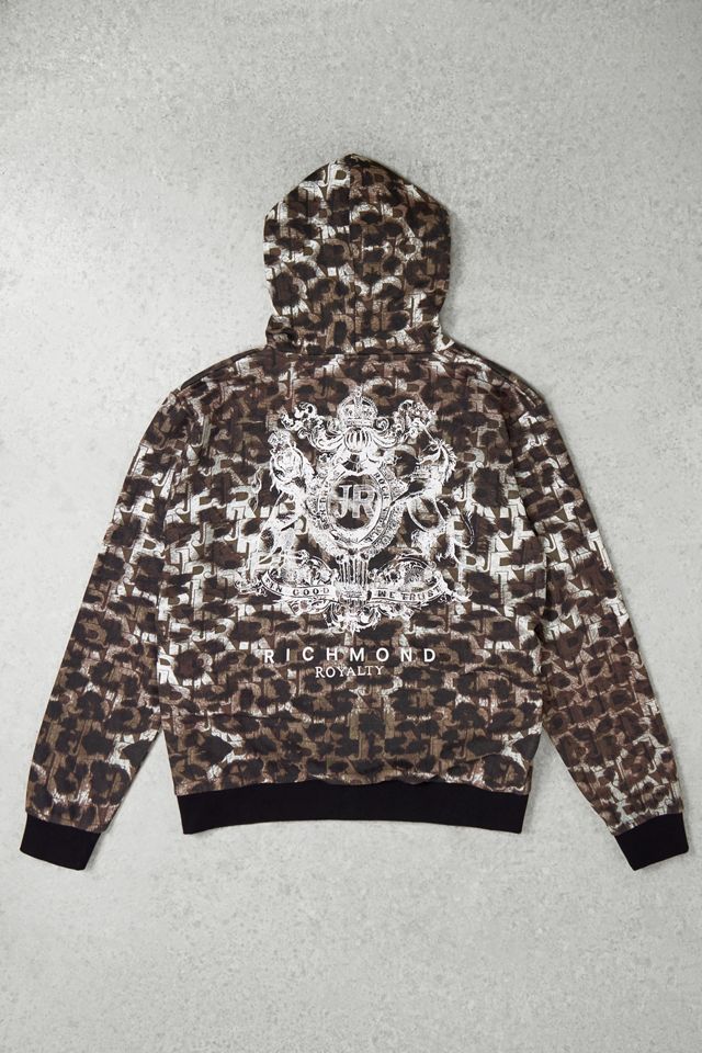 One-Of-A-Kind x Pixie Collective John Richmond Leopard Print Bomber Jacket #4