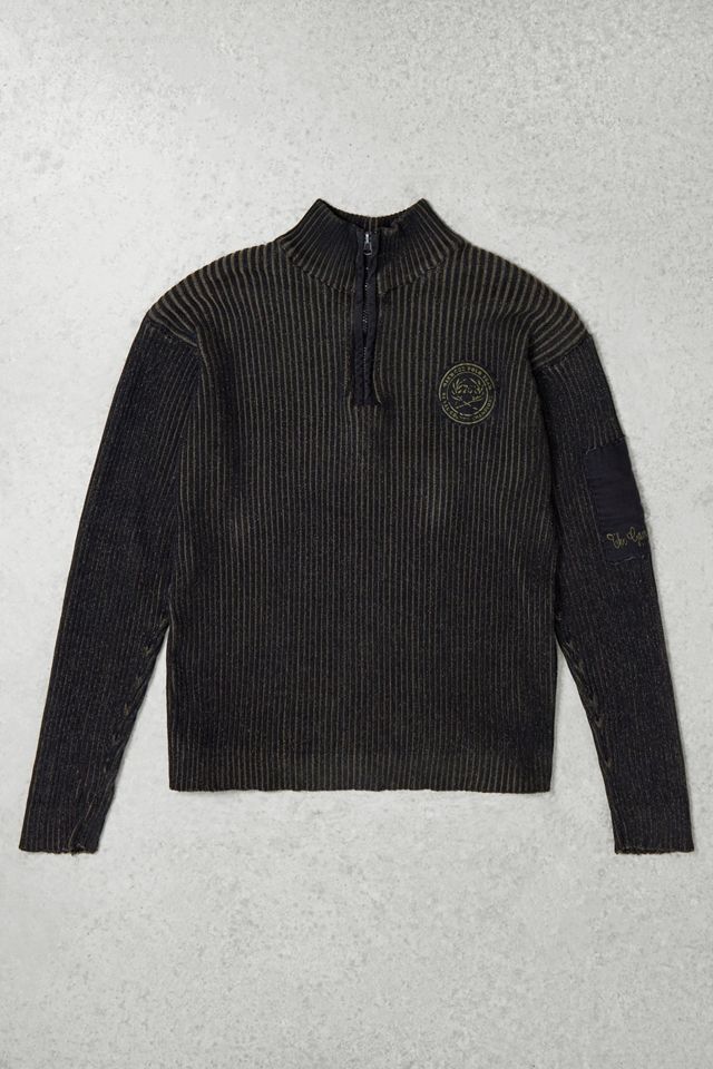 One-Of-A-Kind x Pixie Collective Ribbed Quarter-Zip Knit Jumper #2