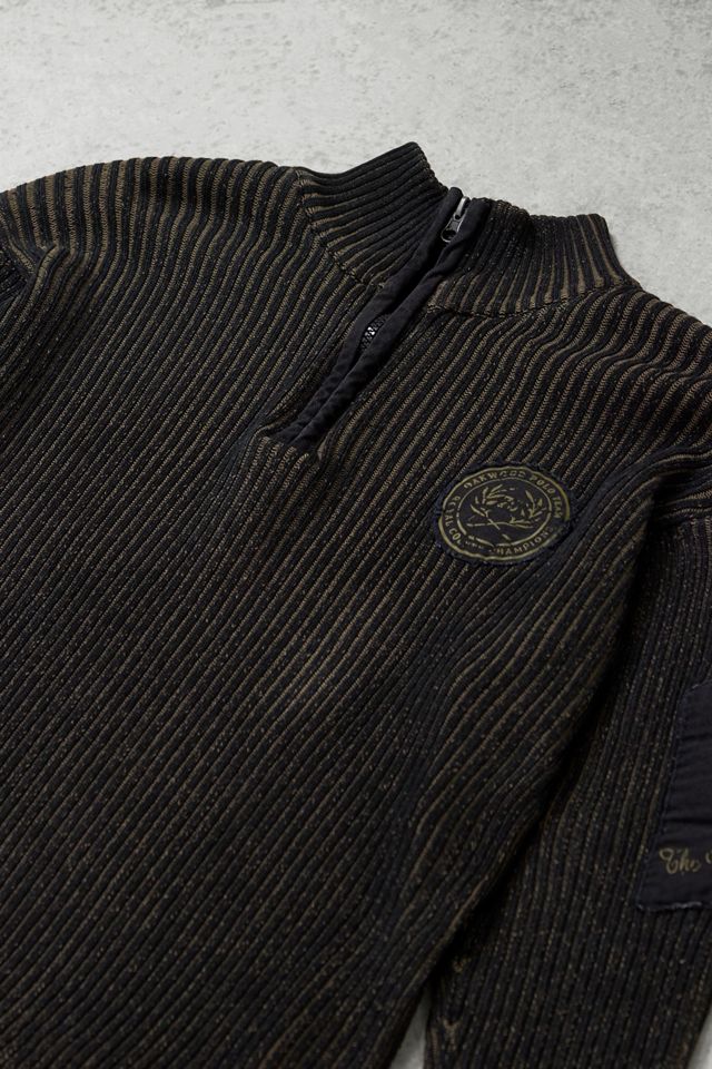One-Of-A-Kind x Pixie Collective Ribbed Quarter-Zip Knit Jumper #3