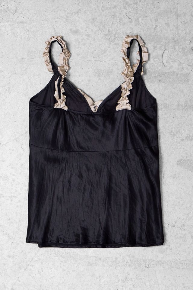 One-Of-A-Kind x Pixie Collective Principles Satin Ruffle Rose Cami #3