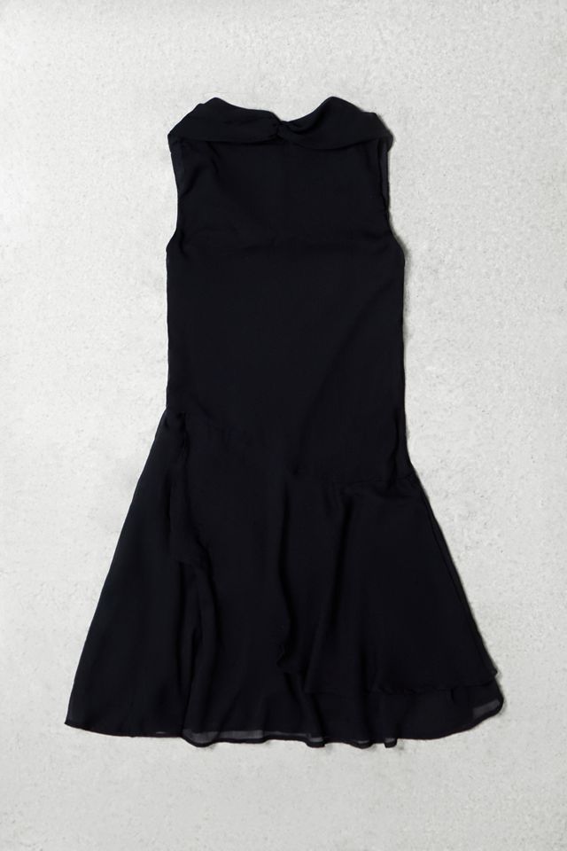 One-Of-A-Kind x Pixie Collective KLARA VITTI Black Cowl Neck Mini Dress #2