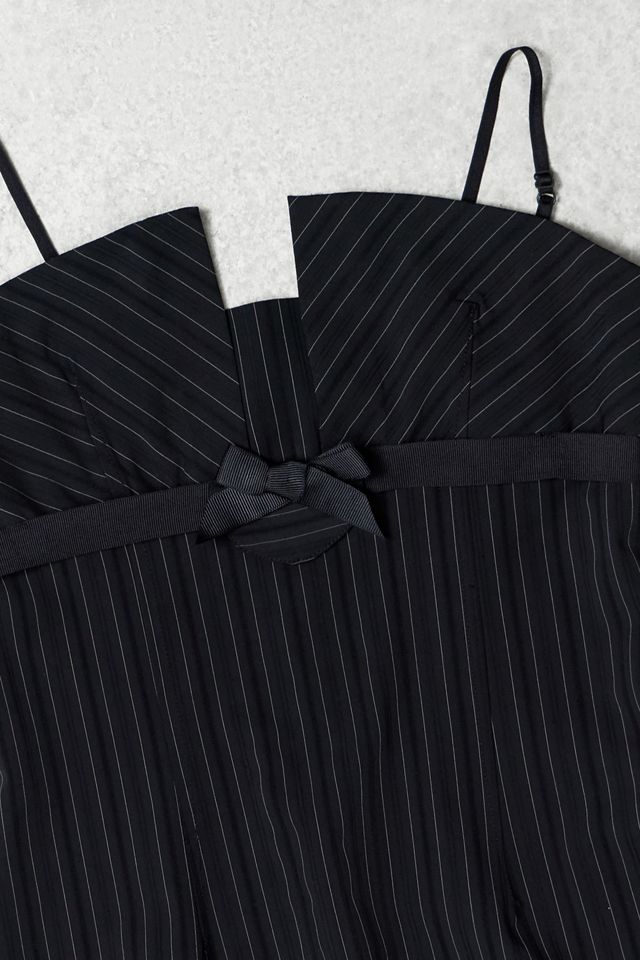 One-Of-A-Kind x Pixie Collective Du Una Pinstripe Midi Dress #1