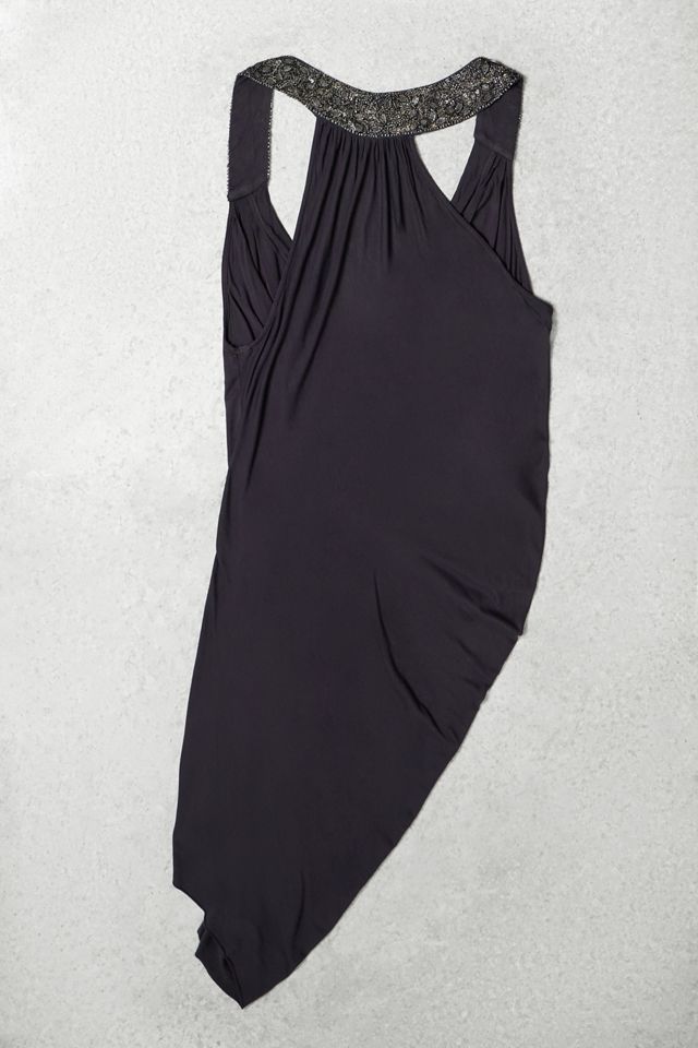 One-Of-A-Kind x Pixie Collective All Saints Beaded Asymmetric Wrap Dress #2