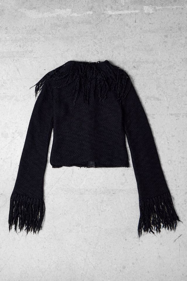 One-Of-A-Kind x Pixie Collective Indian Rose Tassel Knit Cardigan #3