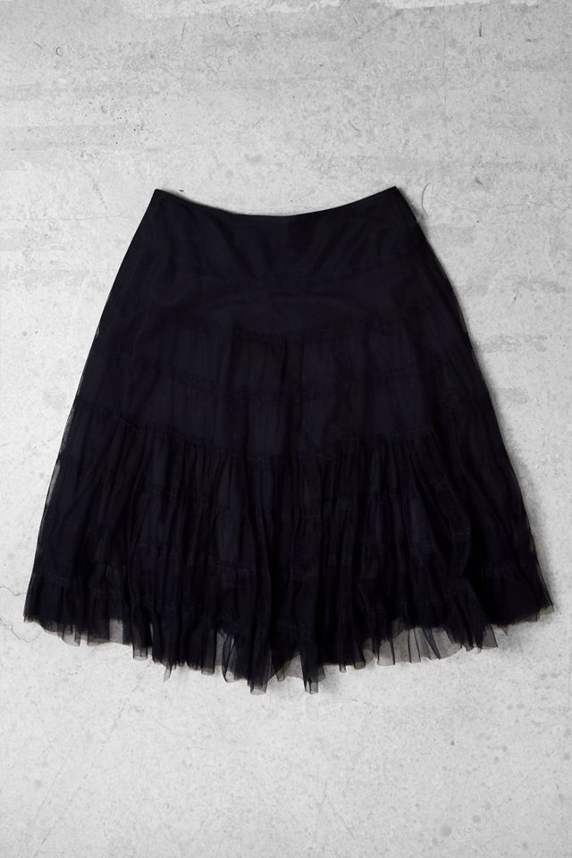 One-Of-A-Kind x Pixie Collective Tulle Tiered Midi Skirt #3