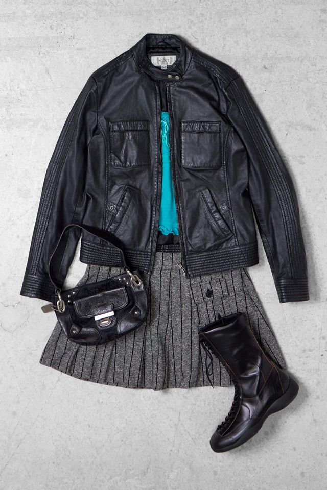 One-Of-A-Kind x Pixie Collective Next Leather Biker Jacket #3