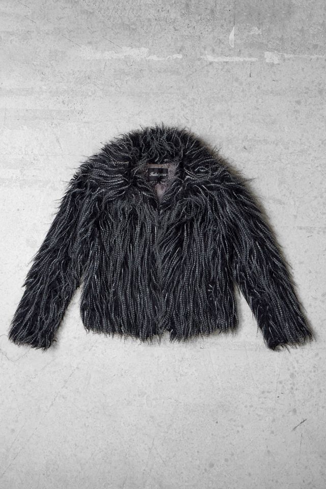 One-Of-A-Kind x Pixie Collective INDULGENCE Shaggy Faux Fur Coat #1