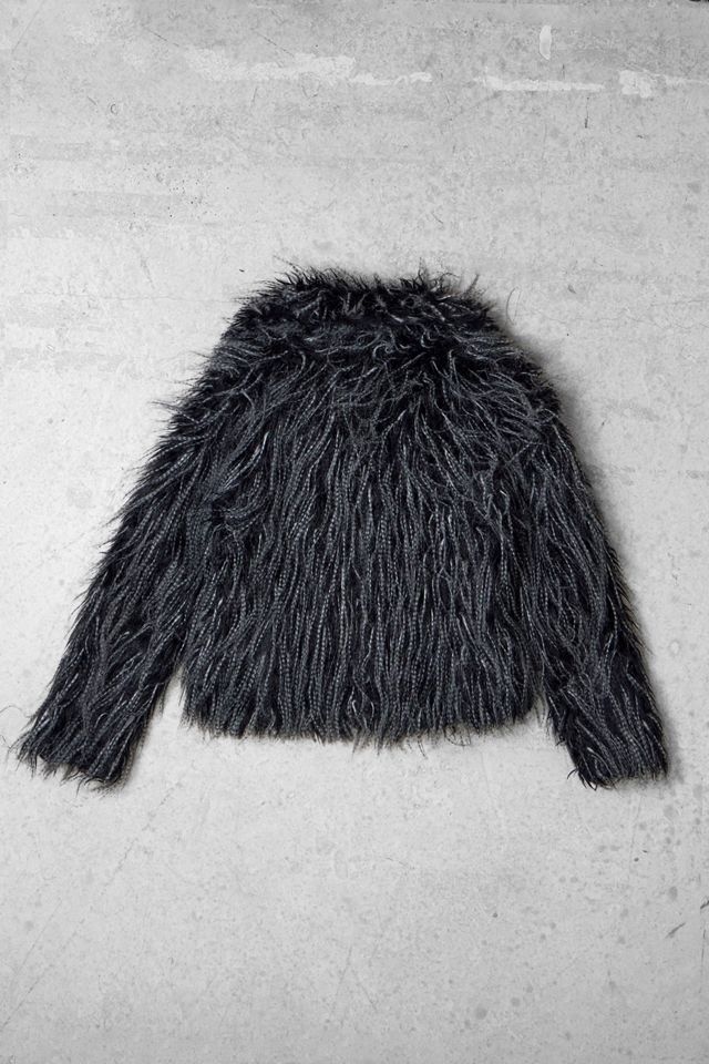 One-Of-A-Kind x Pixie Collective INDULGENCE Shaggy Faux Fur Coat #3