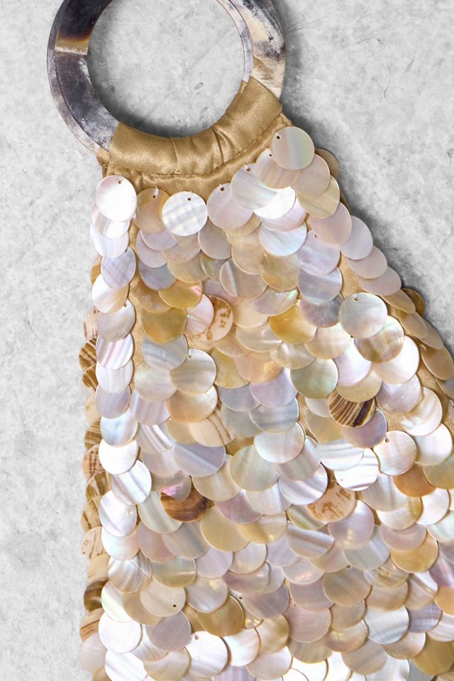 One-Of-A-Kind x Pixie Collective Beaded Shell Bag #2