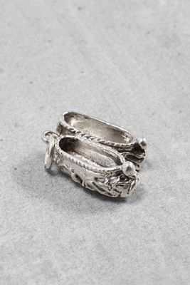 One-Of-A-Kind x Fifi's Closet Antique Sterling Silver Ballet Slippers Charm  
