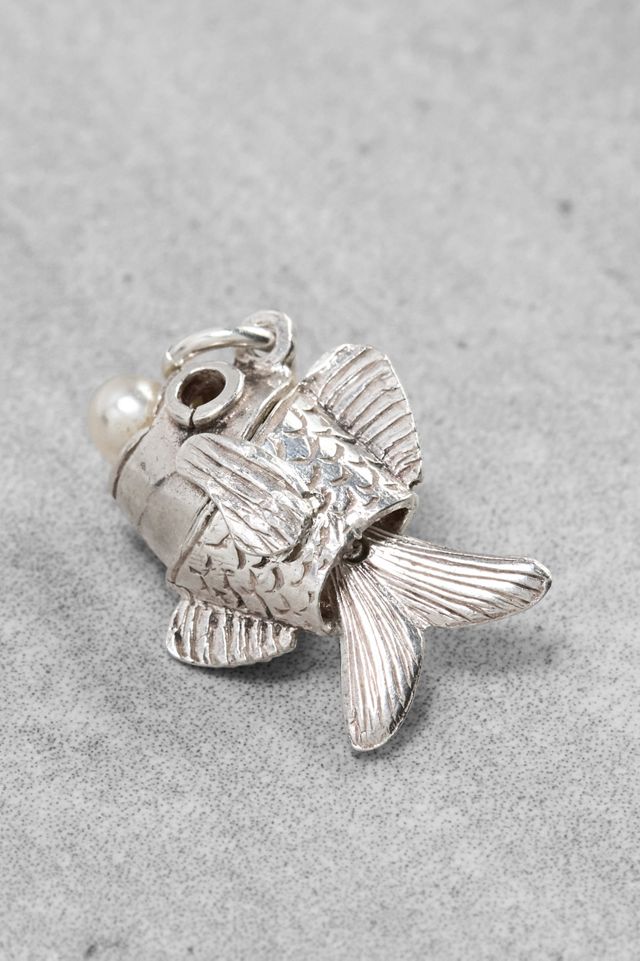 One-of-A-Kind x Fifi's Closet Vintage Sterling Silver Articulated Puffer Fish Charm  #1