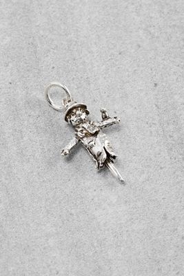 One-Of-A-Kind x Fifi's Closet Vintage Sterling Silver Articulated Scarecrow & Crow Charm