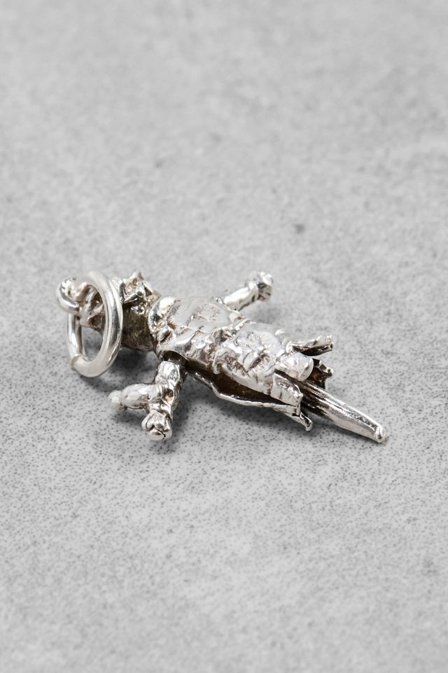 One-Of-A-Kind x Fifi's Closet Vintage Sterling Silver Articulated Scarecrow & Crow Charm #1