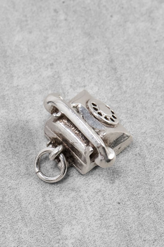 One-Of-A-Kind x Fifi's Closet Vintage Sterling Silver Articulated Rotary Telephone Charm #1