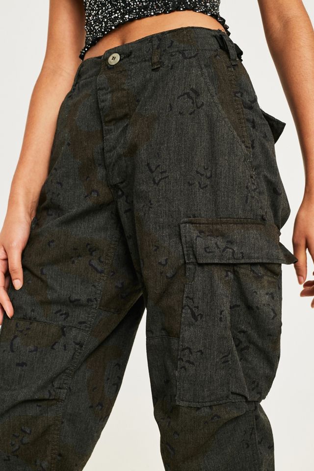 Urban Renewal Vintage Customised - Pantalon camouflage surteint noir  #3