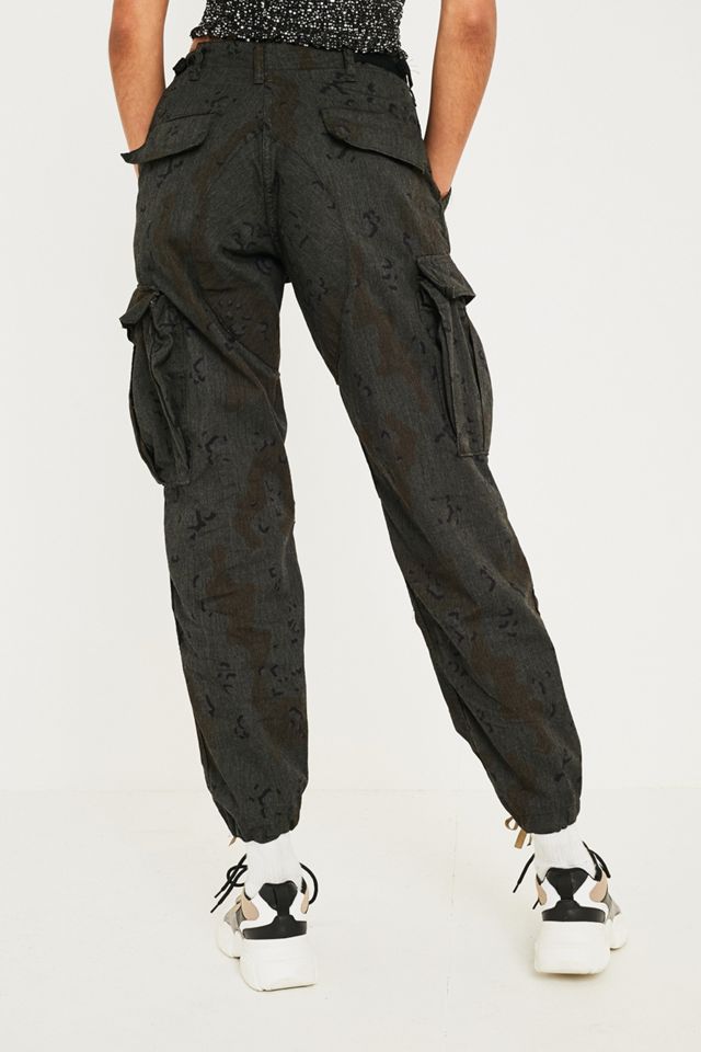 Urban Renewal Vintage Customised - Pantalon camouflage surteint noir  #4