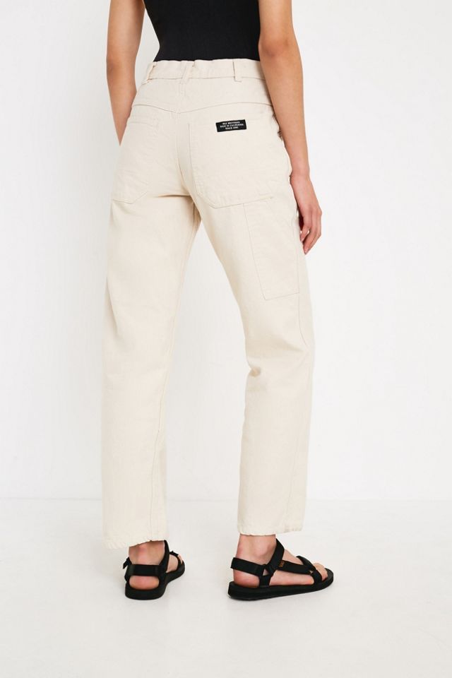 Urban Renewal Vintage Ecru Painter Trousers #3