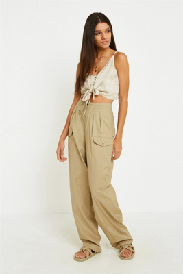 urban outfitters beige trousers