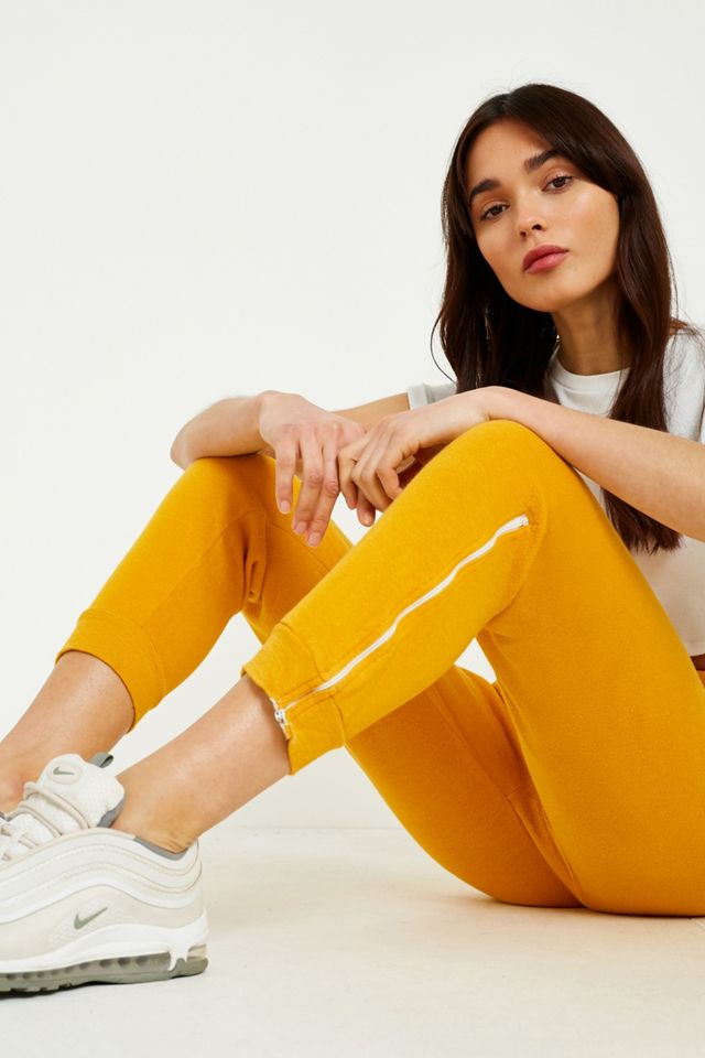 Urban Renewal Vintage Surplus Yellow Track Trousers #2