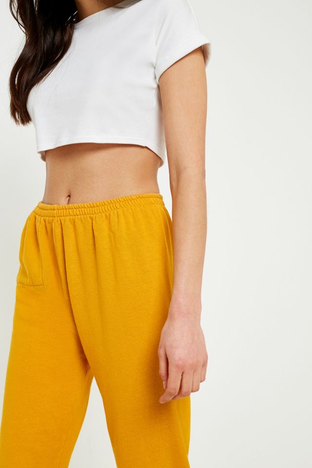 Urban Renewal Vintage Surplus Yellow Track Trousers #5