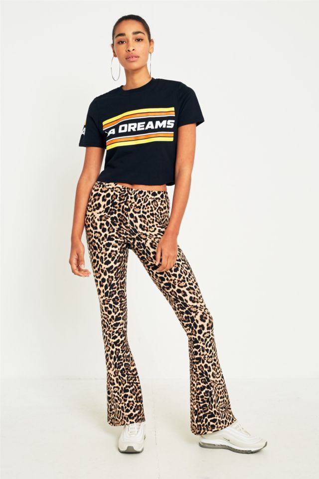 Urban outfitters best sale leopard print trousers