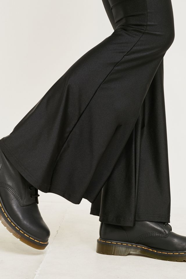 Urban Renewal Vintage Remnants – Extrem ausgestellt Disco-Hose in Schwarz #2