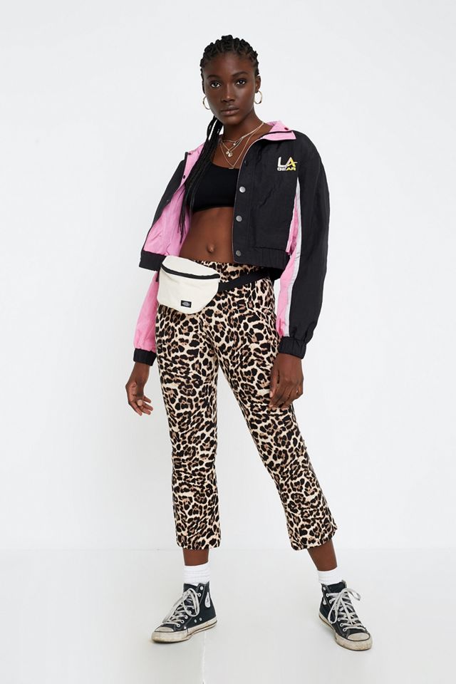 Urban outfitters best sale leopard print trousers